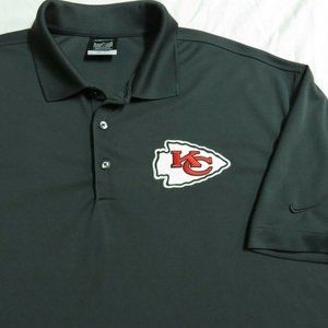 S-XL Kansas City Chiefs Nike Dri-Fit Mens 30L Polo